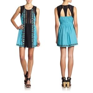 Free People Water Lily Embroidered Dress